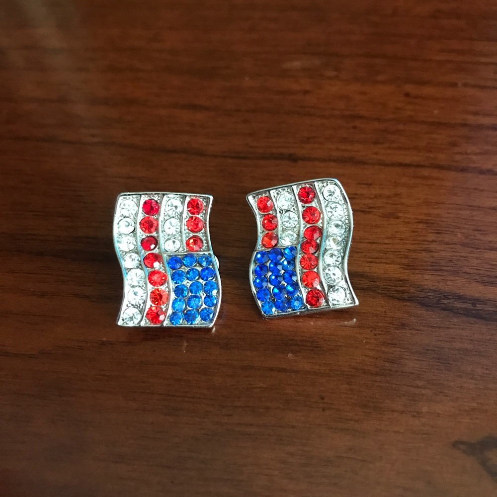 American Flag Earrings